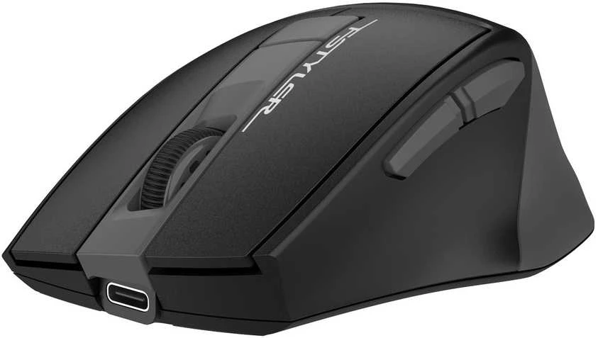 Pelė A4Tech FG35C Plus FStyler, belaidė biurowa pelė, 2,4GHz, pilka