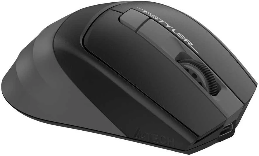 Pelė A4Tech FG35C Plus FStyler, belaidė biurowa pelė, 2,4GHz, pilka