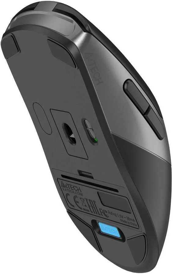 Pelė A4Tech FG50S Plus FStyler, belaidė cicha pelė biurowa, 2,4GHz, juoda