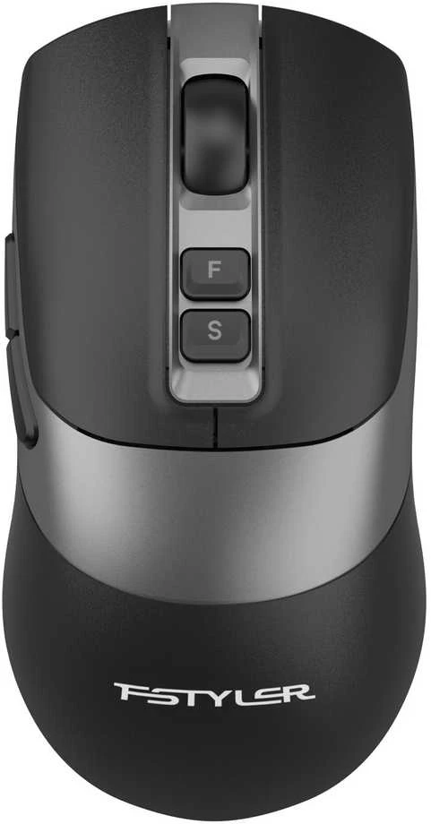 Pelė A4Tech FG50S Plus FStyler, belaidė cicha pelė biurowa, 2,4GHz, juoda