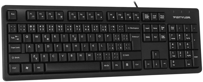 Klaviatūra A4Tech FK12 (FK12-BK)