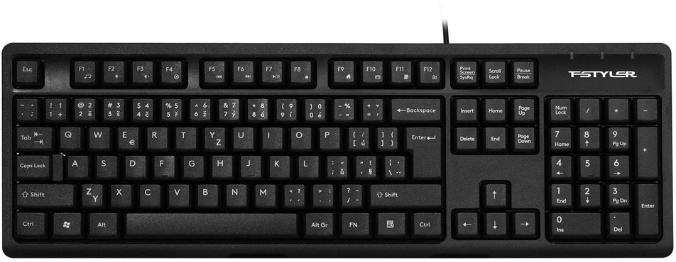Klaviatūra A4Tech FK12 (FK12-BK)
