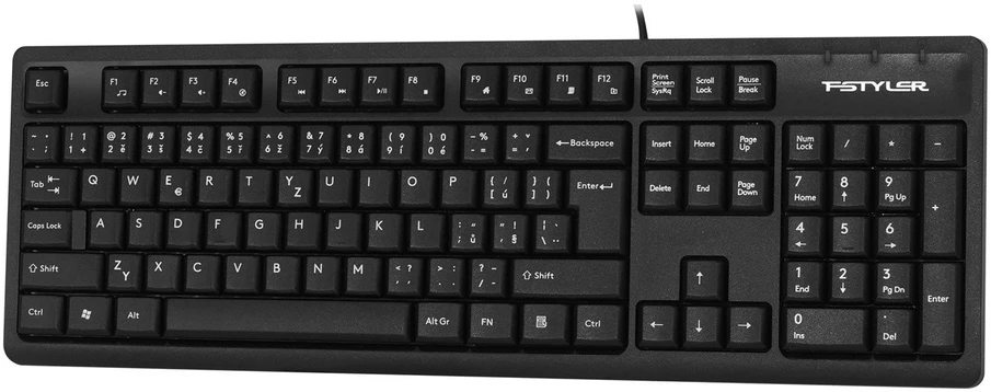 Klaviatūra A4Tech FK12 (FK12-BK)