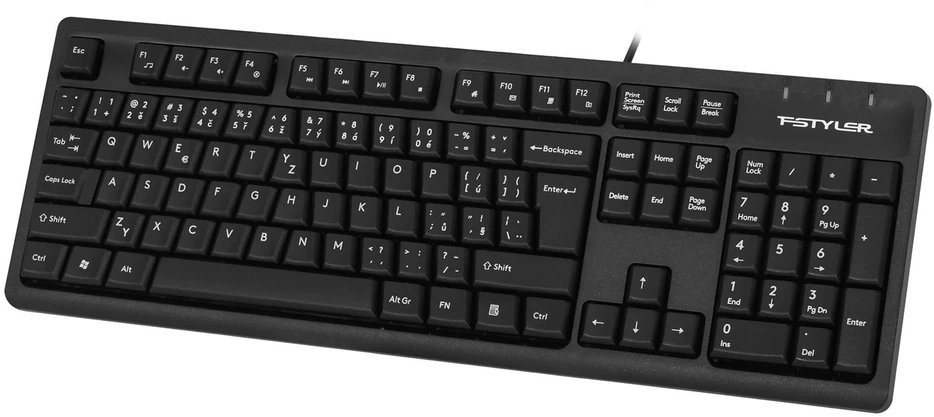 Klaviatūra A4Tech FKS12 (FKS12-BK)