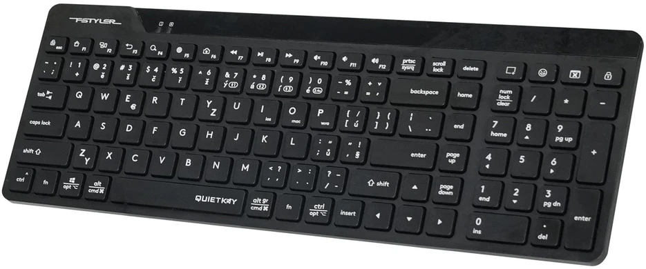 Klaviatūra A4Tech FStyler FBK23 AS (FBK23AS-BK)