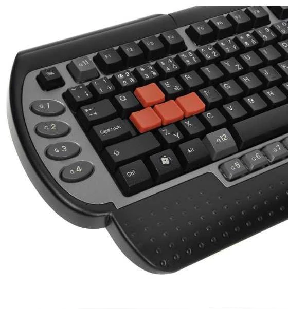 A4tech G800V, profesionali žaidimų klaviatūra, USB, CZ