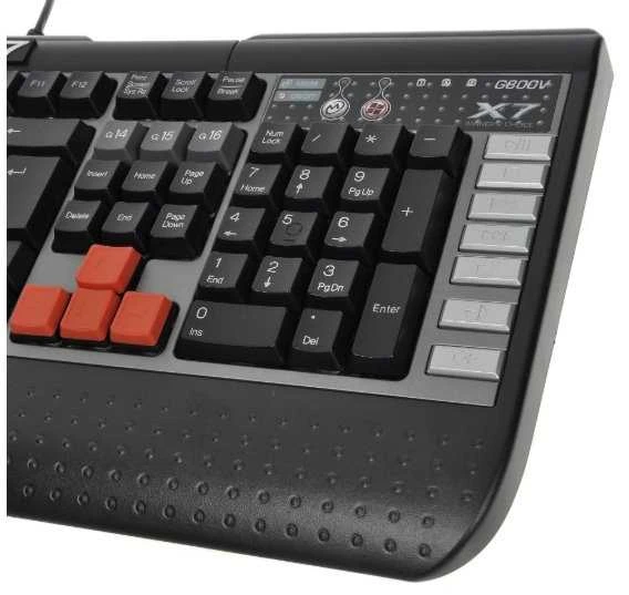 A4tech G800V, profesionali žaidimų klaviatūra, USB, CZ