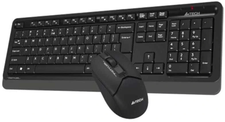 Rinkinys Klaviatūra su pele A4Tech Fstyler FG1012 belaidė juoda