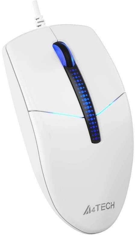 A4Tech pelė N-530S Silent USB balta