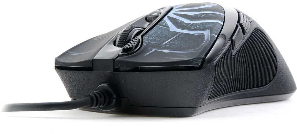 A4tech XL-747H, žaidimų pelė, ANTI-VIBRATE, 3600DPI, mėlynojo voro tema