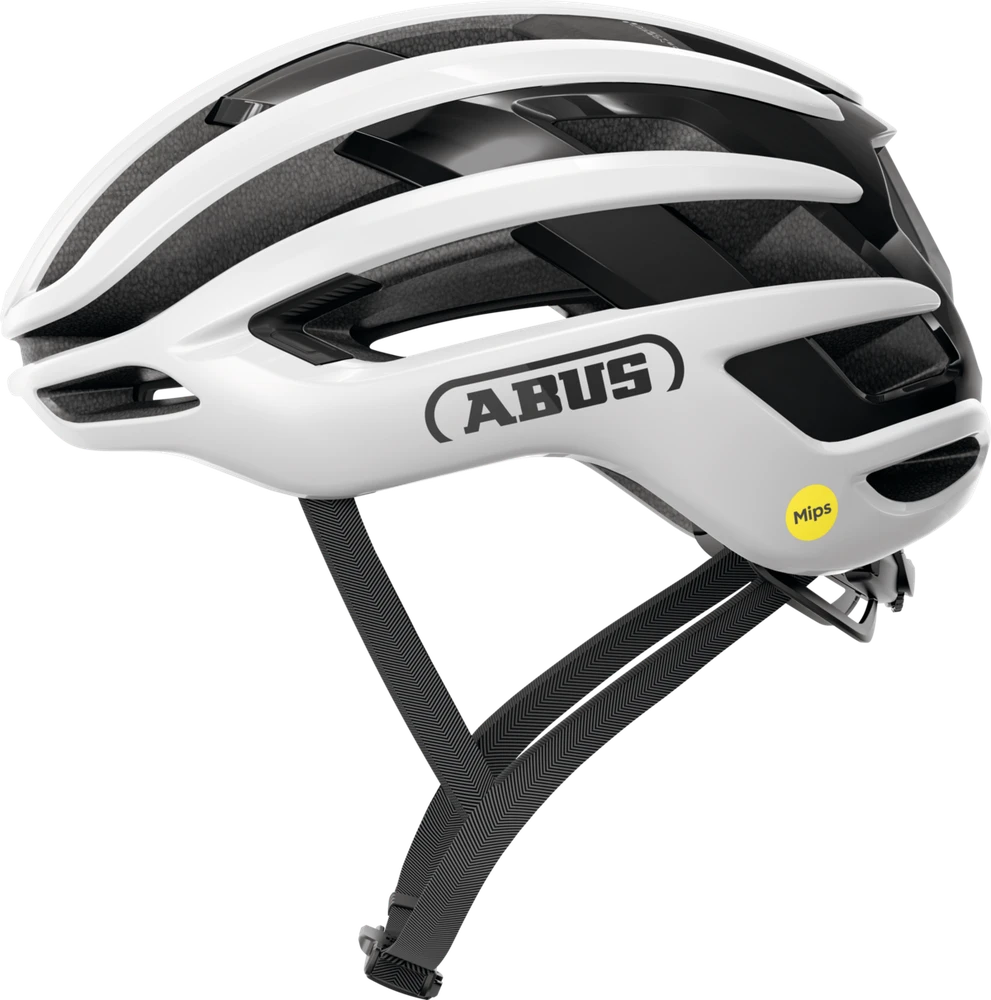 Abus Germany Šalmas Abus Airbreaker 2.0 Mips shiny baltas-L (59-61)