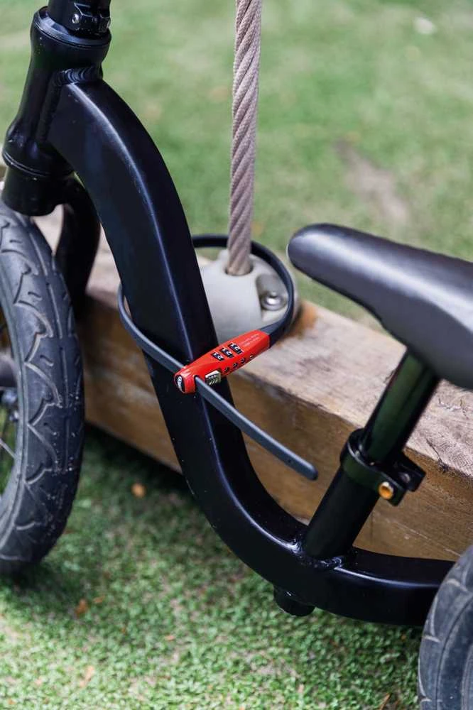 „Abus Germany“ ABUS „Combiflex TravelGuard“ spyna – raudona