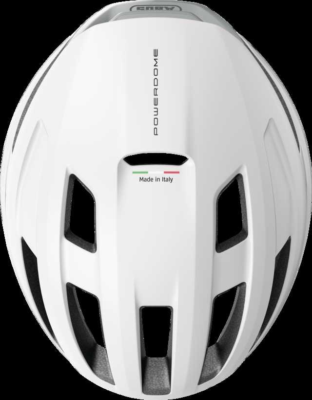 Abus Germany ABUS POWERDOME Polar Baltas dviračio šalmas L 57-61 cm.