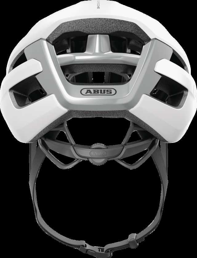 Abus Germany ABUS POWERDOME Polar Baltas dviračio šalmas L 57-61 cm.