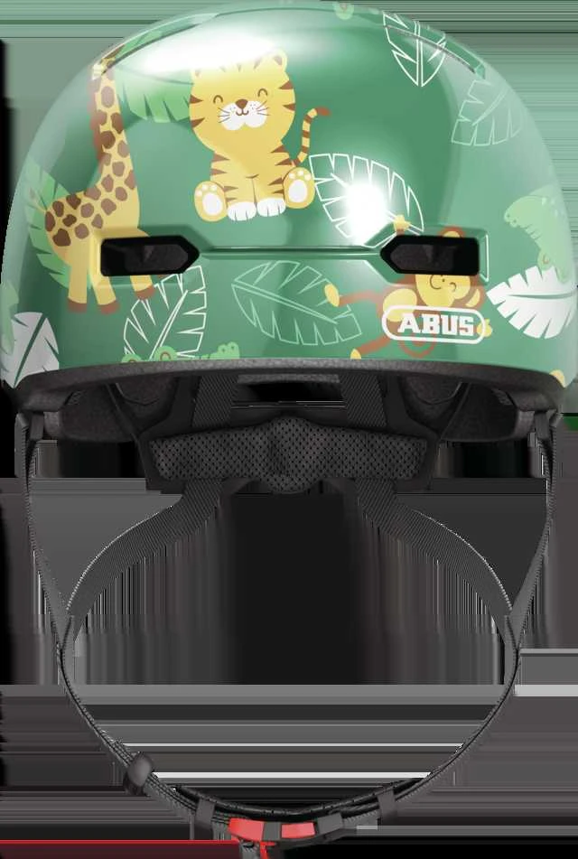 Abus Germany Abus Skurb Kid žalias jungle dydis M (50-55) / helmet for kids