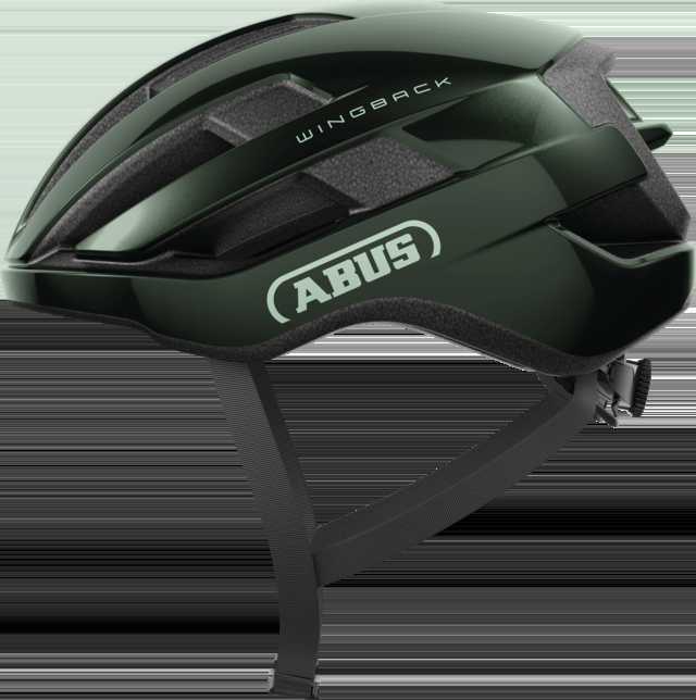 Abus Germany Šalmas Abus Wingback moss žalias-L (57-61)