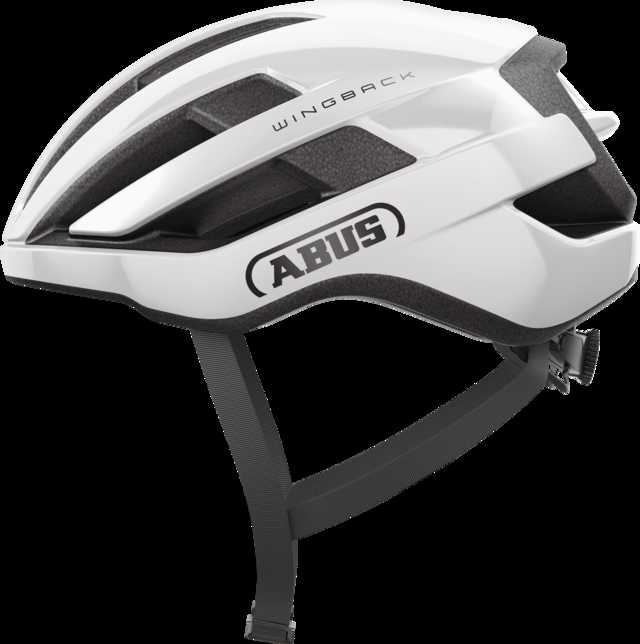 Abus Germany Šalmas Abus Wingback shiny baltas-S (51-55)
