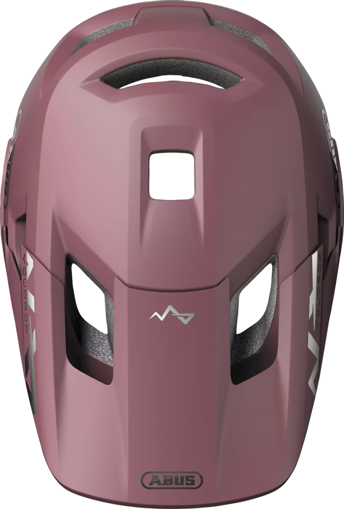 Abus Germany Abus YouDrop FF Blush Raudona dydis S (48–55) / Uždaras šalmas