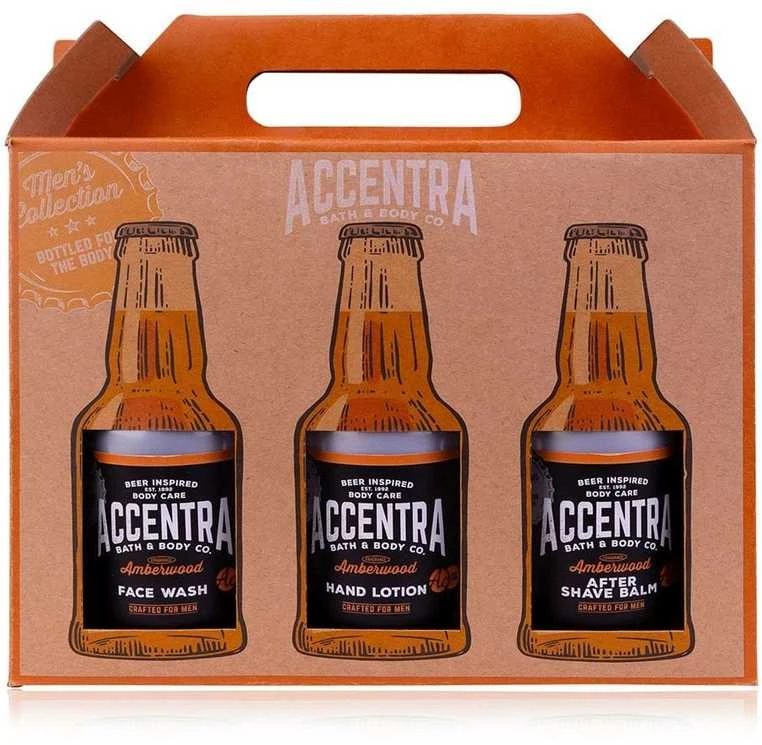 „Accentra“ vyriškos kolekcijos dovanų rinkinys su atidarytuvu