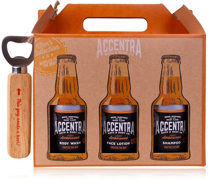 „Accentra“ vyriškos kolekcijos dovanų rinkinys su atidarytuvu