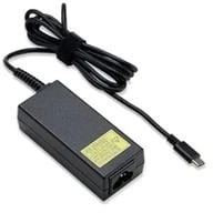 ACER adapteris 65 W USB TYPE-C, EU MAITINIMO LAIDAS (RETAIL PACK), juodas