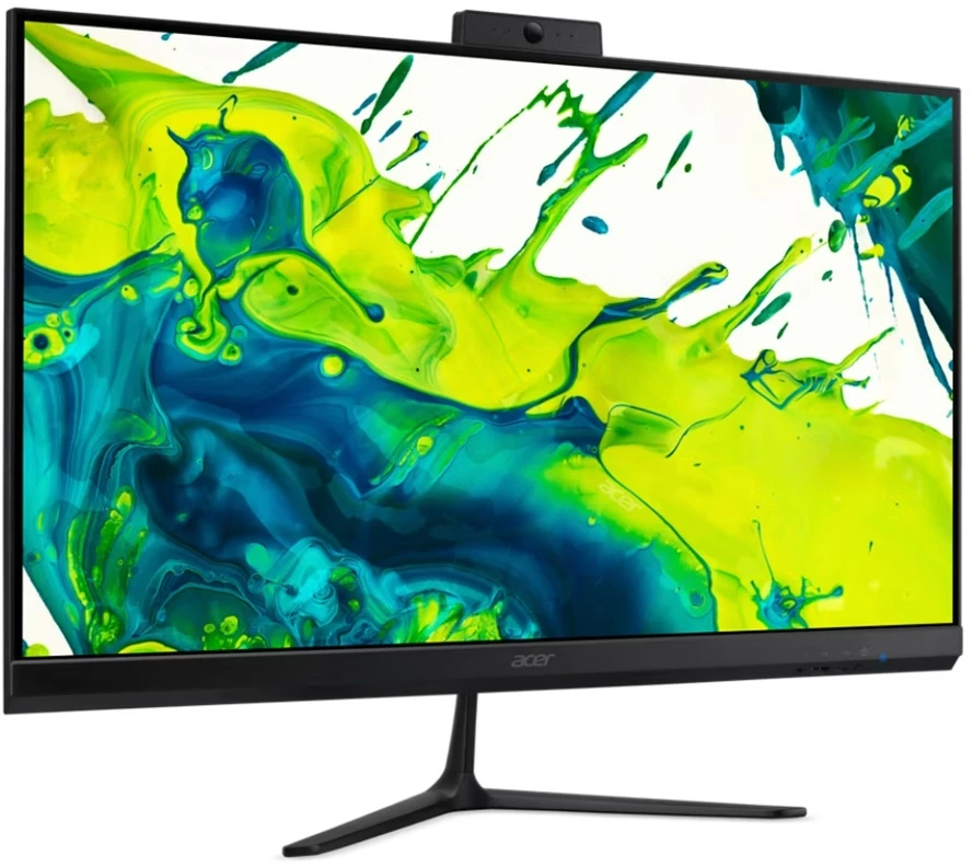 Stacionarus kompiuteris ACER PC AiO Aspire C27-2G_LUBR75825U_65W ,Ryzen 7 5825U,8GB,512GB SSD,Vega 8 Graphics,W11,Juodas