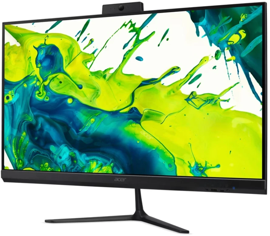 Stacionarus kompiuteris ACER PC AiO Aspire C27-2G_LUBR75825U_65W ,Ryzen 7 5825U,8GB,512GB SSD,Vega 8 Graphics,W11,Juodas