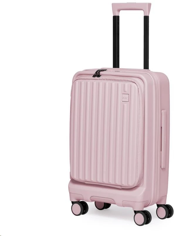 ACER Barcelona Luggage 20", šviesiai rožinis, kietas kelioninis lagaminas, medžiaga: 100 % perdirbtas PET, TSA kodinė spyna, p