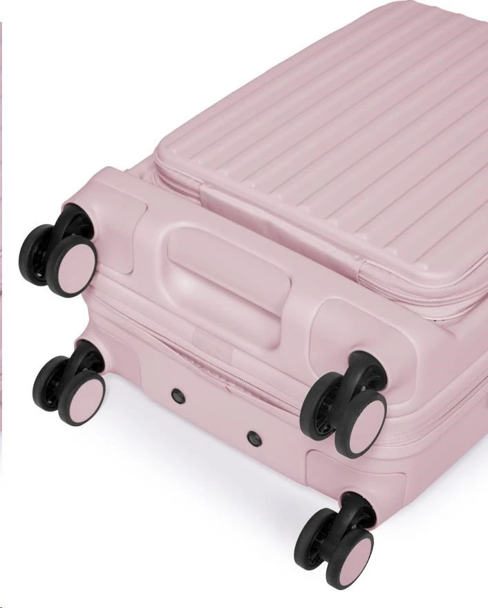 ACER Barcelona Luggage 20", šviesiai rožinis, kietas kelioninis lagaminas, medžiaga: 100 % perdirbtas PET, TSA kodinė spyna, p