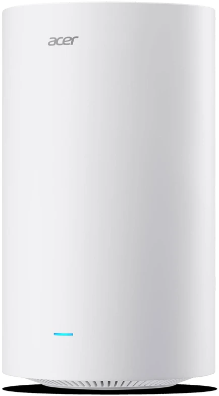 ACER maršrutizatorius „Connect Ovia T520 WiFi 7“ trijų dažnių tinklo maršrutizatorius, BE9300, 512 GB DDR3L, 128 GB NAND, 1 pakuotė, baltas