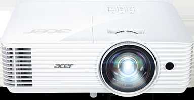 Acer S1286Hn duomenų projektorius 3500 ANSI lumens DLP XGA (1024x768) Prie lubų montuojamas projektorius Balta