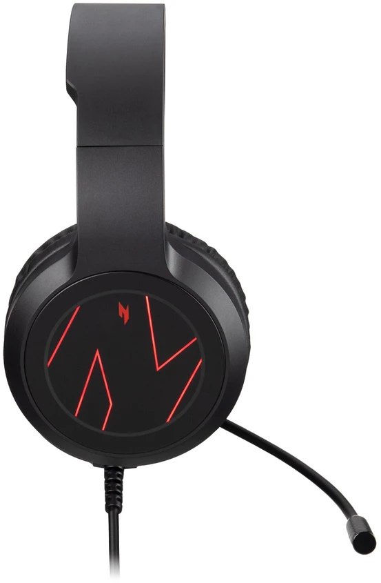 Acer ausinės NITRO GAMING Ausinės 310 (NHW310), žaidimų, garso valdymo dėžutė, 20KHz, ENC, juodos