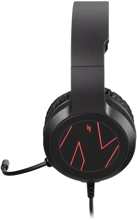 Acer ausinės NITRO GAMING Ausinės 310 (NHW310), žaidimų, garso valdymo dėžutė, 20KHz, ENC, juodos