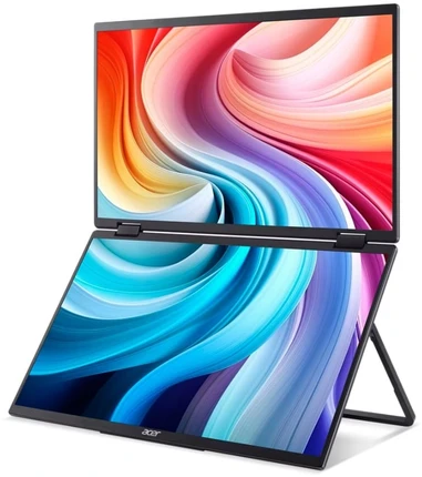 Monitorius Acer | PD163QBMIUUX PD3 Series | 16 " | IPS | 16:9 | 60 Hz | 8 ms | 1920 x 1080 pikselių | 250 cd/m² | HDMI jungtys quantity 1 | Juodas