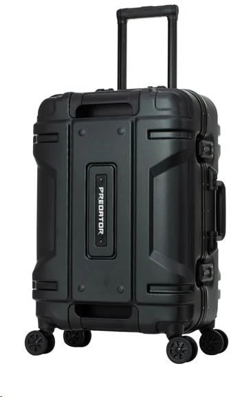 ACER Predator Robust Luggage 22" kelioninis lagaminas, polikarbonato, 54 l, TSA kodinė spyna, 2 kišenės, juodas