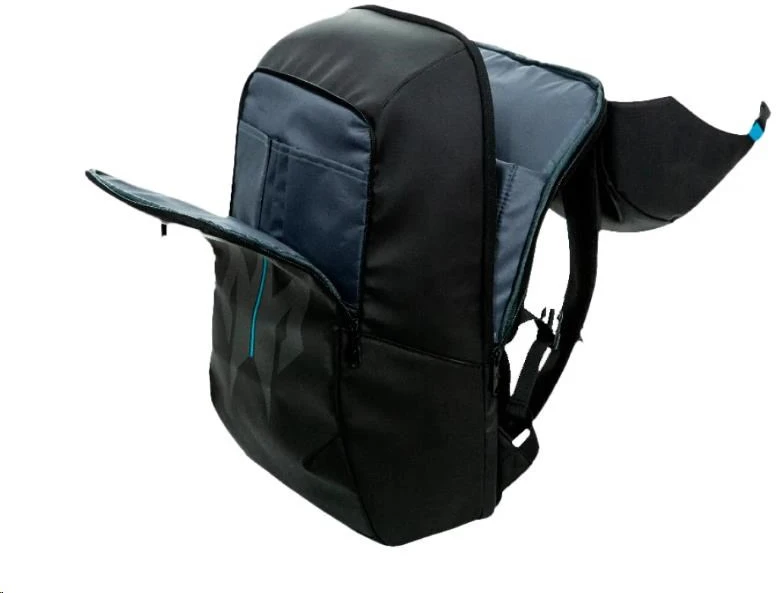 ACER kuprinė „Predator Utility Lite“, 16 colių, atspari vandeniui, sutvirtinta nugara, juoda