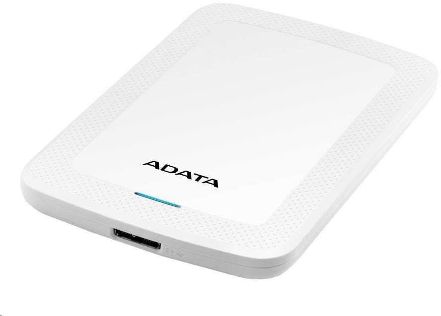 Kietasis išorinis diskas Adata HV300 2TB 2.5", USB 3.1, Baltas AHV300-2TU31-CWH