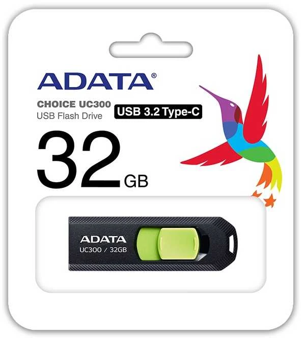 ADATA DUOMENYS | „FlashDrive“ | UC300 | 32 GB | USB 3.2 Gen 1 | Judas