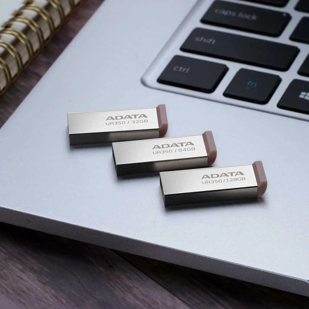 ADATA | USB Flash Drive | UR350 | 128 GB | USB Type-A | Juodas