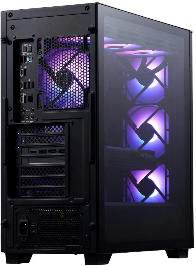 ADATA XPG VALOR AIR PRO korpusas, ATX, permatomas šoninis skydelis, 4x 120 mm ARGB ventiliatoriai, juodas