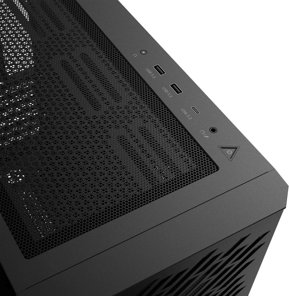 ADATA XPG VALOR AIR PRO korpusas, ATX, permatomas šoninis skydelis, 4x 120 mm ARGB ventiliatoriai, juodas