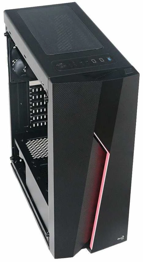 AEROCOOL AEROPGSBOLT-BK-RGB PC dėklas ATX Aerocool BOLT RGB USB 3.0 - 1x120mm Juodas FAN