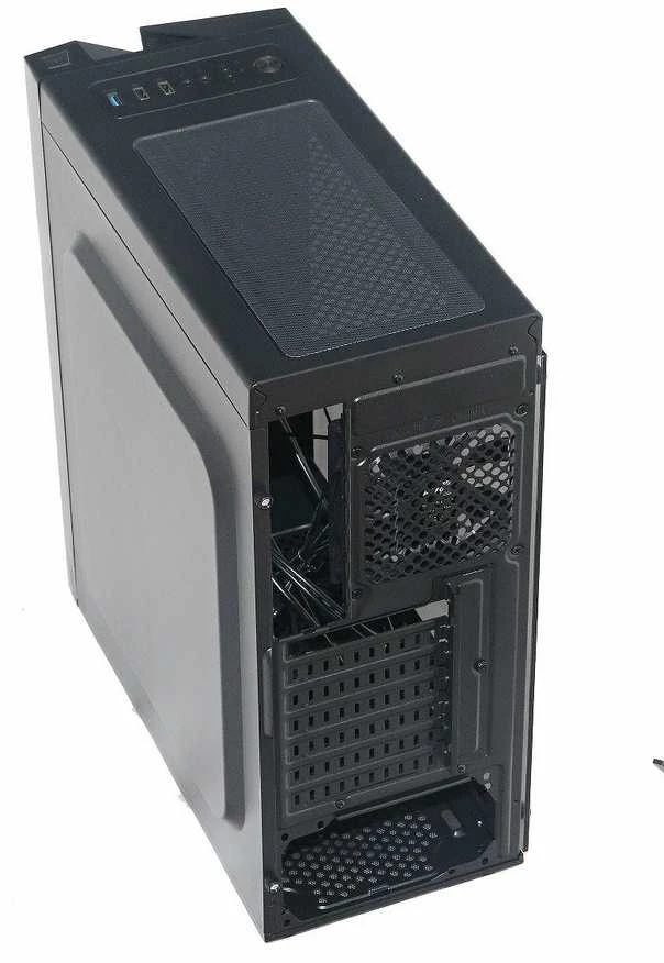 AEROCOOL AEROPGSBOLT-BK-RGB PC dėklas ATX Aerocool BOLT RGB USB 3.0 - 1x120mm Juodas FAN