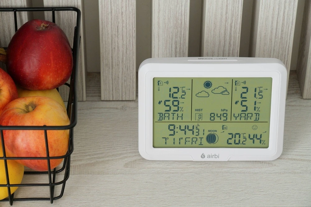Airbi DUO - weather station with 2 wireless sensors