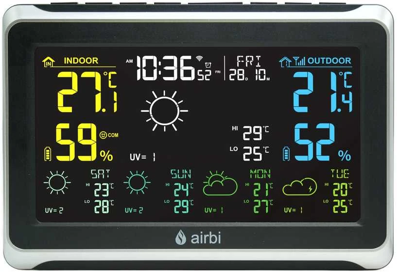 „Airbi FORECAST“ – namų „WiFi“ meteorologinė stotelė su išmaniąja prognoze
