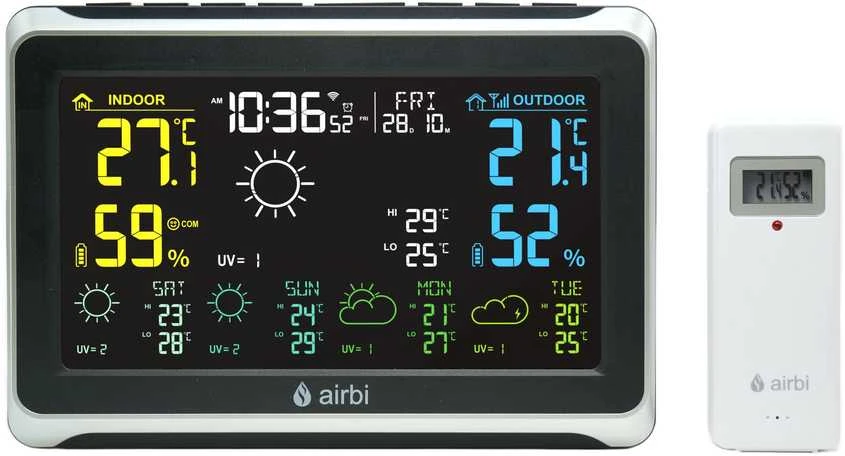 „Airbi FORECAST“ – namų „WiFi“ meteorologinė stotelė su išmaniąja prognoze