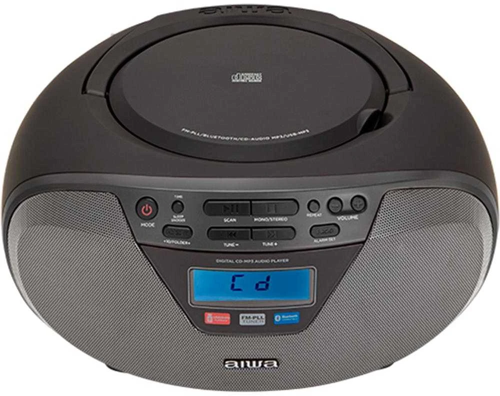 AWA Aiwa BBTU-400BK nešiojamoji stereo sistema Analoginis ir skaitmeninis 6 W FM Juoda MP3 atkūrimas