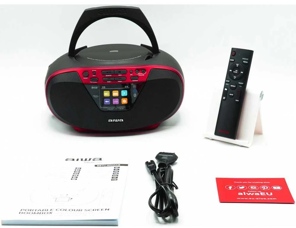 Grotuvas Aiwa BOOMBOX AIWA BBTU-500DAB/RD