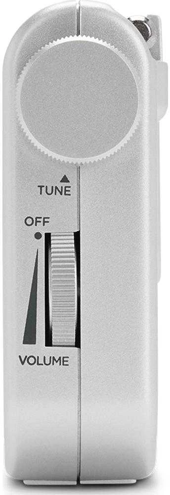 Aiwa Radijo imtuvas FM/AM su 3.5mm lizdu, sidabro spalvos