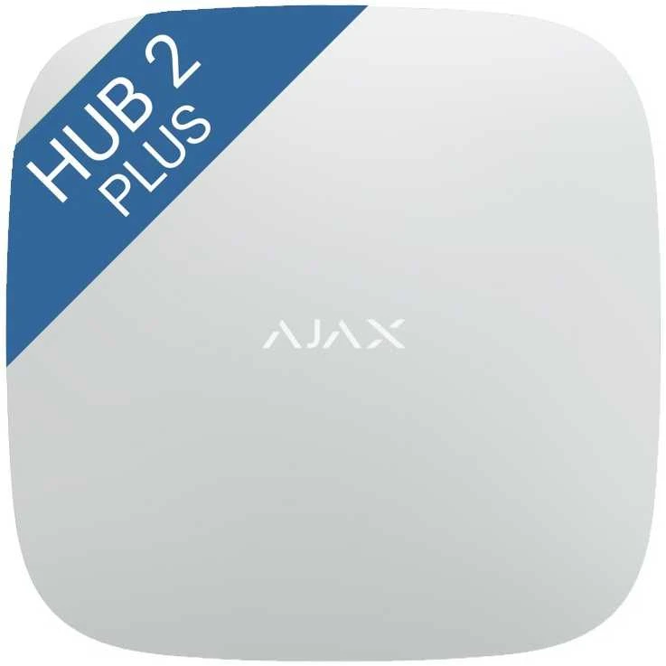 Išmanusis valdiklis- signalizacija Ajax Hub 2 Plus, Baltos spalvos